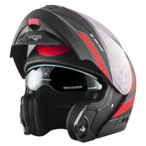NS-8 Flip Up - Gaze Red Matt, xxl